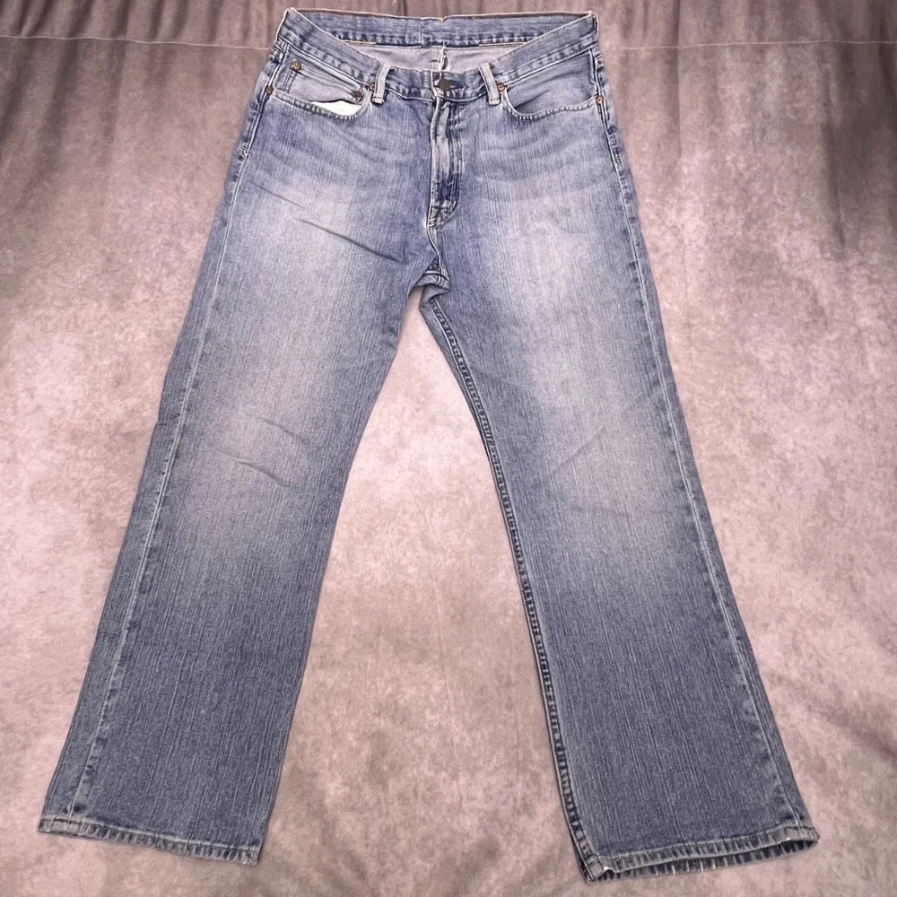 Polo Ralph Lauren Jeans Mens 34x29 Light Blue Excellent Straight Leg Denim